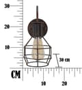 Miniatyrbild 8 av 8: FURNLUX VÄGGLAMPA INDUSTRI SVART 32CM