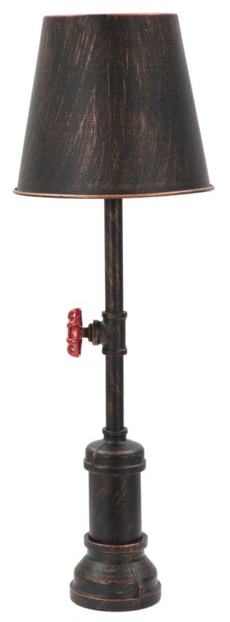 FURNLUX BORDSLAMPA MANHATTAN SVART 21CM
