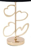 Miniatyrbild 5 av 10: FURNLUX BORDSLAMPA HJÄRTA SVART 30CM