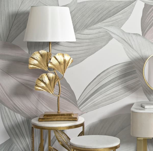 FURNLUX BORDSLAMPA GLAMORÖS GULD 33CM