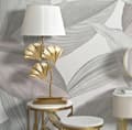 Miniatyrbild 6 av 9: FURNLUX BORDSLAMPA GLAMORÖS GULD 33CM