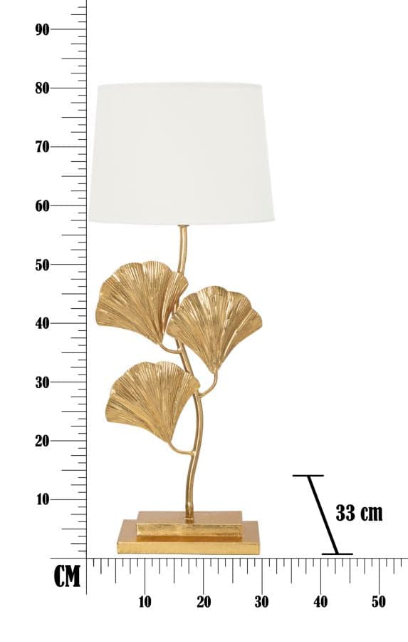 FURNLUX BORDSLAMPA GLAMORÖS GULD 33CM