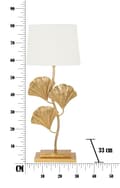 Miniatyrbild 7 av 9: FURNLUX BORDSLAMPA GLAMORÖS GULD 33CM