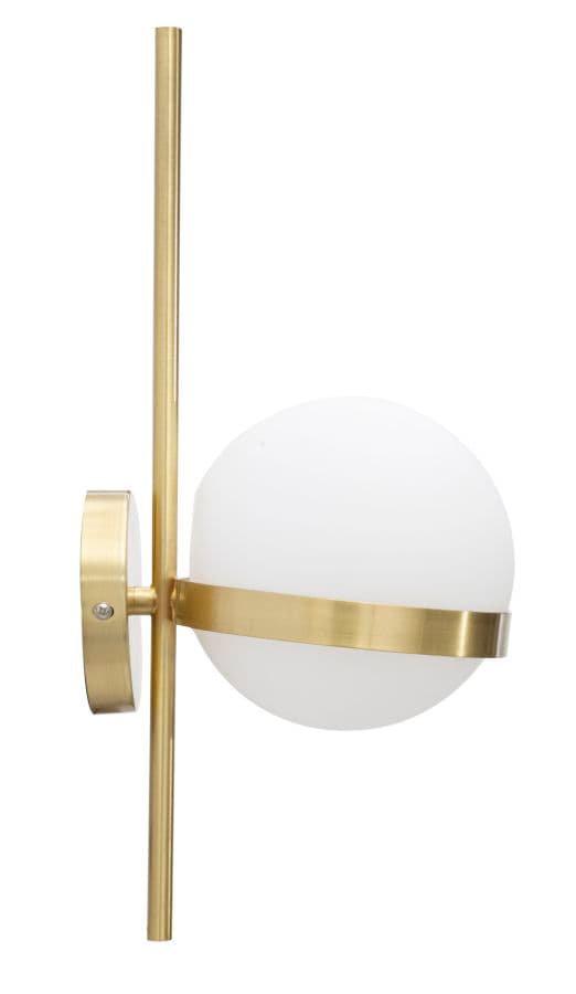 FURNLUX VÄGGLAMPA CIRCLY GULD 15CM