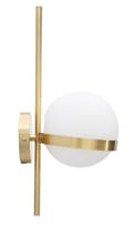 Miniatyrbild 3 av 9: FURNLUX VÄGGLAMPA CIRCLY GULD 15CM