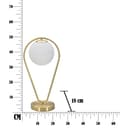 Miniatyrbild 7 av 9: FURNLUX BORDSLAMPA DROPPE GULD 25CM