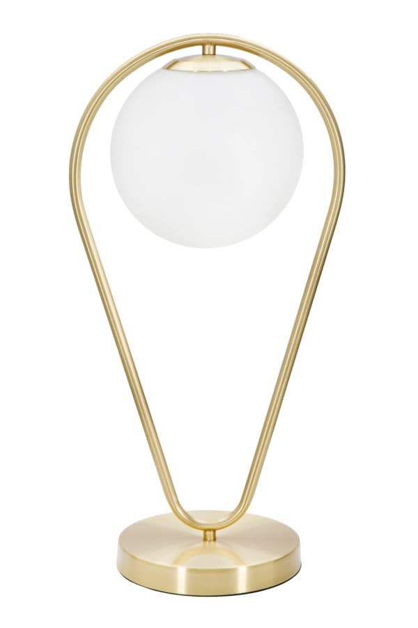 FURNLUX BORDSLAMPA DROPPE GULD 25CM
