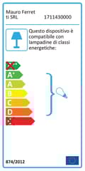 Miniatyrbild 10 av 10: FURNLUX GOLVLAMPA LUCI GULD 36CM