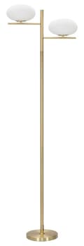 Miniatyrbild 1 av 8: FURNLUX GOLVLAMPA GLAMORÖS GULD 51CM