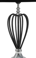 Miniatyrbild 4 av 9: FURNLUX BORDSLAMPA DARKY SVART 28CM