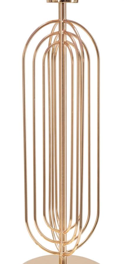 FURNLUX BORDSLAMPA KRISTA GULD 33CM