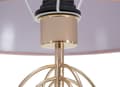 Miniatyrbild 5 av 9: FURNLUX BORDSLAMPA KRISTA GULD 33CM