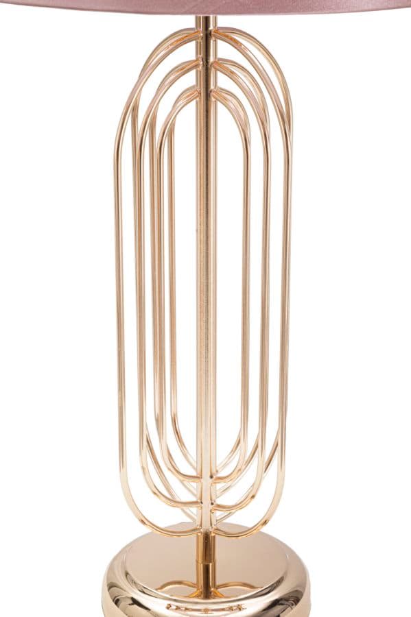 FURNLUX BORDSLAMPA KRISTA GULD 28CM
