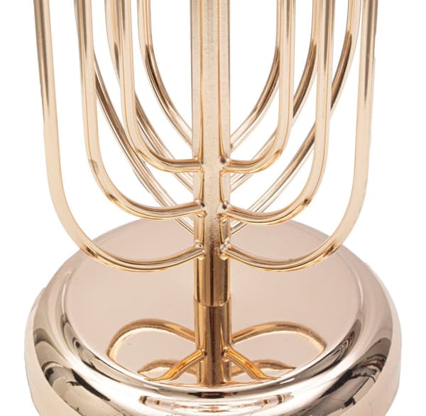 FURNLUX BORDSLAMPA KRISTA GULD 28CM
