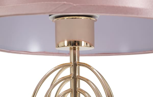 FURNLUX BORDSLAMPA KRISTA GULD 28CM