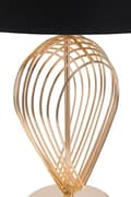 Miniatyrbild 3 av 6: FURNLUX BORDSLAMPA MAXT GULD 33CM