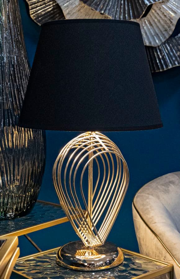 FURNLUX BORDSLAMPA MAXT GULD 33CM