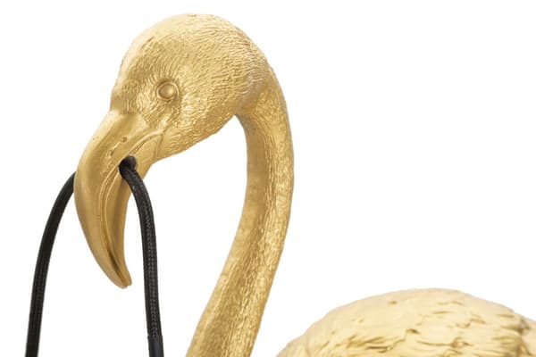 FURNLUX BORDSLAMPA FLAMINGO GULD 37CM