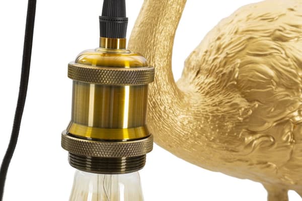 FURNLUX BORDSLAMPA FLAMINGO GULD 37CM