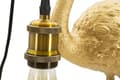 Miniatyrbild 5 av 9: FURNLUX BORDSLAMPA FLAMINGO GULD 37CM