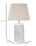 Miniatyrbild 6 av 6: FURNLUX BORDSLAMPA NAIROBI VIT 35CM