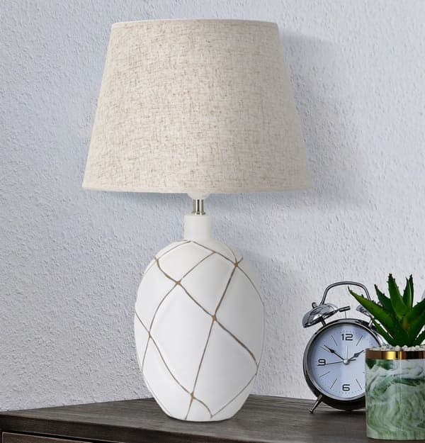 FURNLUX BORDSLAMPA LINE VIT 35CM