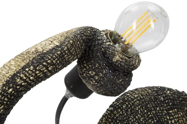 FURNLUX BORDLAMPE FIRBEN SORT 38CM