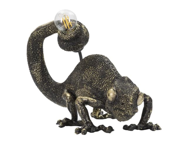 FURNLUX BORDLAMPE FIRBEN SORT 38CM