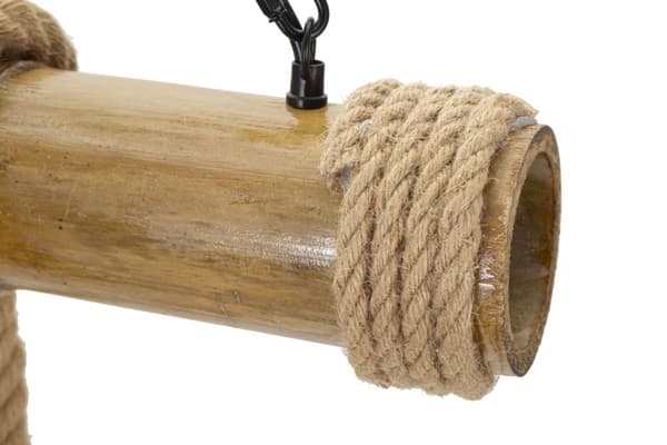 FURNLUX LOFTSLAMPE BAMBUS BRUN 80CM