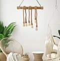 Miniatyrbillede 7 af 8: FURNLUX LOFTSLAMPE BAMBUS BRUN 80CM