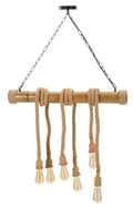 Miniatyrbillede 1 af 8: FURNLUX LOFTSLAMPE BAMBUS BRUN 80CM