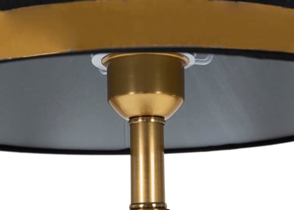 FURNLUX BORDSLAMPA BLACKY BLACK 28CM
