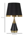 Miniatyrbild 6 av 6: FURNLUX BORDSLAMPA BLACKY BLACK 28CM
