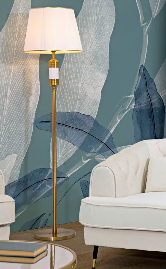 FURNLUX GOLVLAMPA WHITY GOLD 41CM