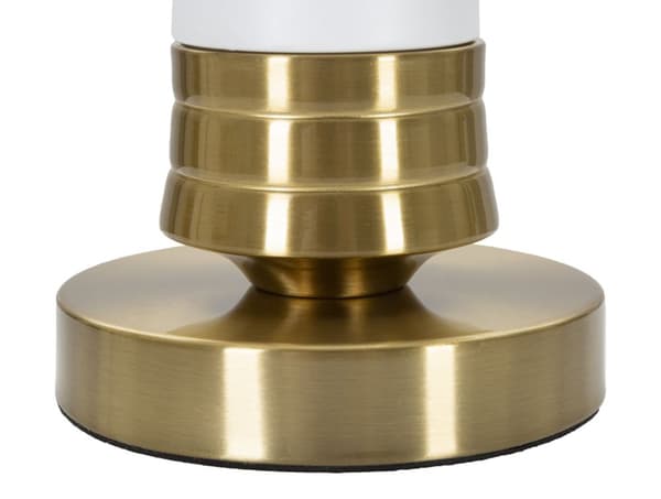 FURNLUX BORDSLAMPA WHITY GOLD 31CM