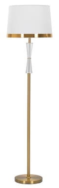 Miniatyrbillede 1 af 6: FURNLUX GULVLAMPE CRISTAL GOLD 40CM