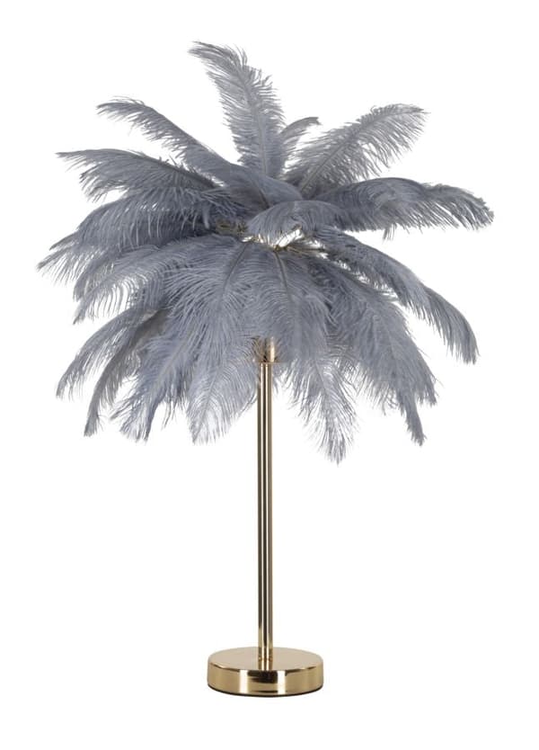 FURNLUX BORDSLAMPA PALM GULD 40CM