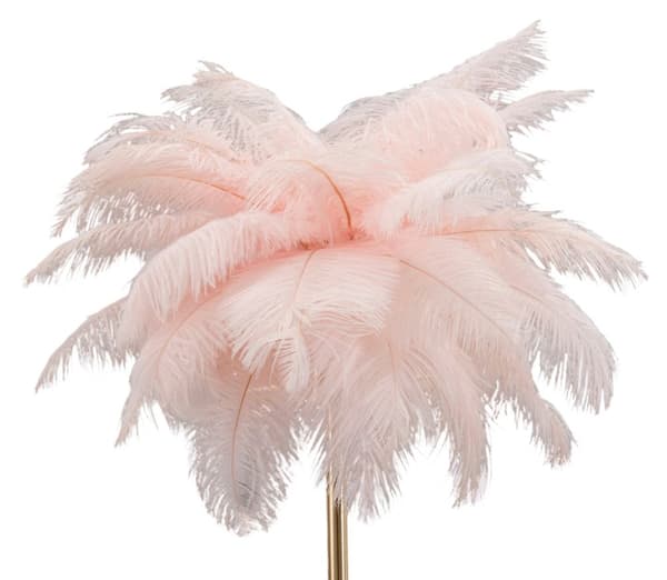 FURNLUX BORDSLAMPA PALM ROSA 40CM