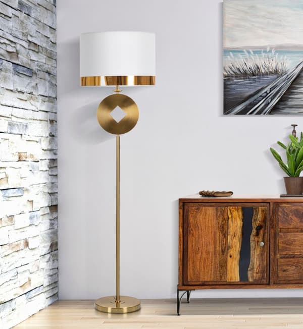 FURNLUX GOLVLAMPA MYNT GULD 40CM