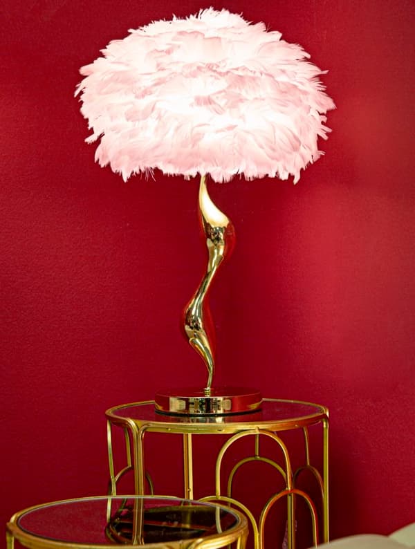 FURNLUX PÖYTÄVALAISIN SLIMMY GOLD 40CM