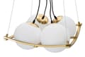 Miniatyrbild 4 av 8: FURNLUX TAKLAMPA JAPAN GULD 45CM