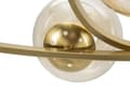 Miniatyrbillede 5 af 8: FURNLUX LOFTSLAMPE JAPAN GULD 100CM