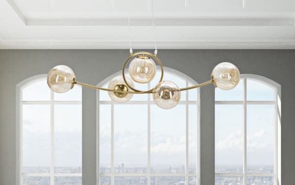 FURNLUX LOFTSLAMPE JAPAN GULD 100CM