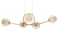Miniatyrbillede 2 af 8: FURNLUX LOFTSLAMPE JAPAN GULD 100CM