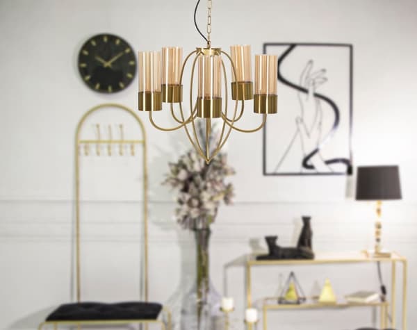 FURNLUX LOFTSLAMPE VERSAILLES SORT 60CM