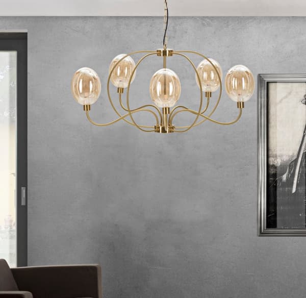 FURNLUX LOFTSLAMPE VIENNA GOLD 100CM