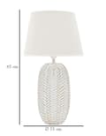 Miniatyrbild 6 av 6: FURNLUX BORDSLAMPA BLAD GULD 35CM