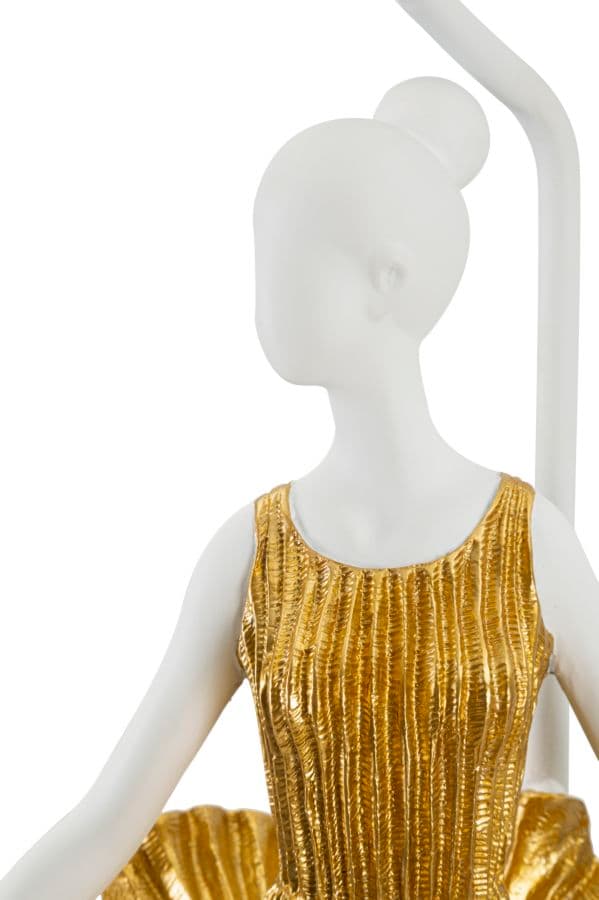 FURNLUX BORDSLAMPA DANCER GULD 30CM