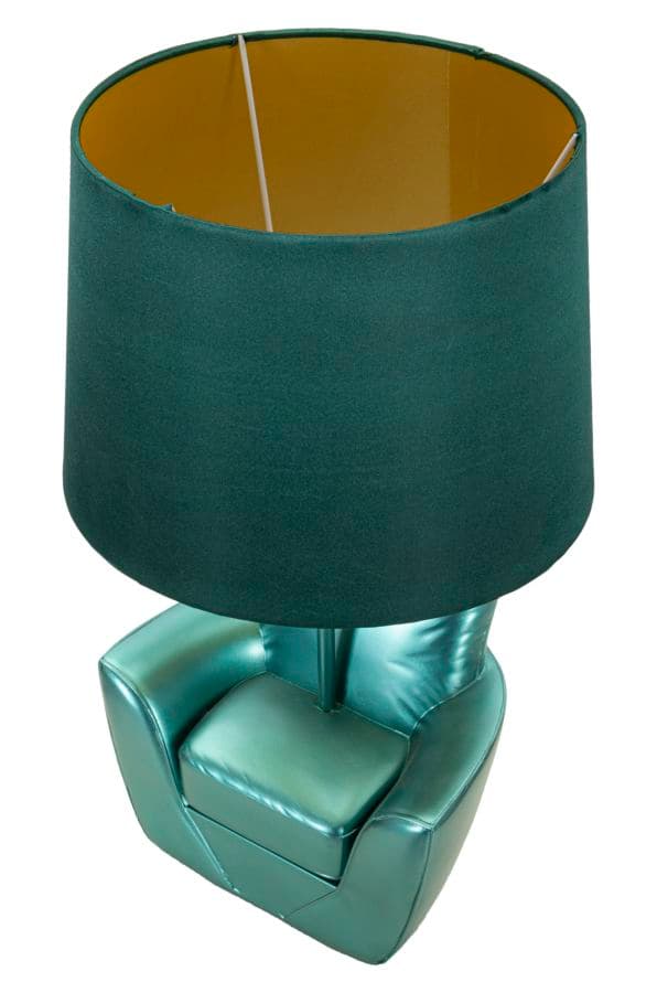 FURNLUX BORDSLAMPA MIDCENTURY GRÖN 26CM