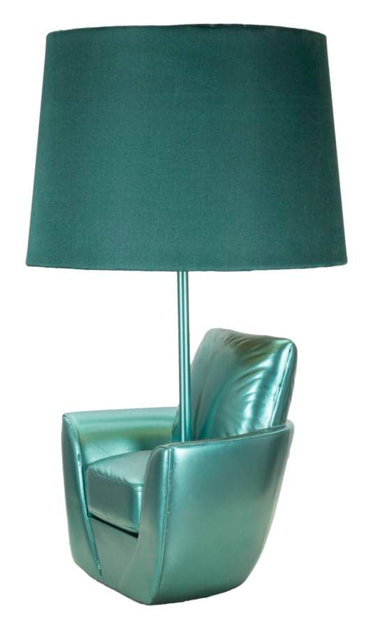 FURNLUX BORDSLAMPA MIDCENTURY GRÖN 26CM